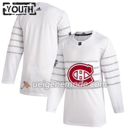 Kinder Montreal Canadiens Trikot Blank Weiß Adidas 2020 NHL All-Star Authentic